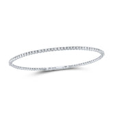 1 1/3CTW-DIA ANA M (190MM) FLEXIBLE TENNIS BANGLE (66X54MM)